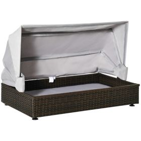 Dog Bed, Rattan Pet Sofa, Dog Tent, Amazon Shipping, WalMart Banned, No Shipping On Weekends (Option: Coffee Gray)