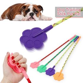 Lightweight Rubber Training Lovely Pet Pat Dog Toy Stick Correct Bad Habits Dogs Whip Trainer Punishment Device Dogs Accessories (Color: purple, size: 42cm)